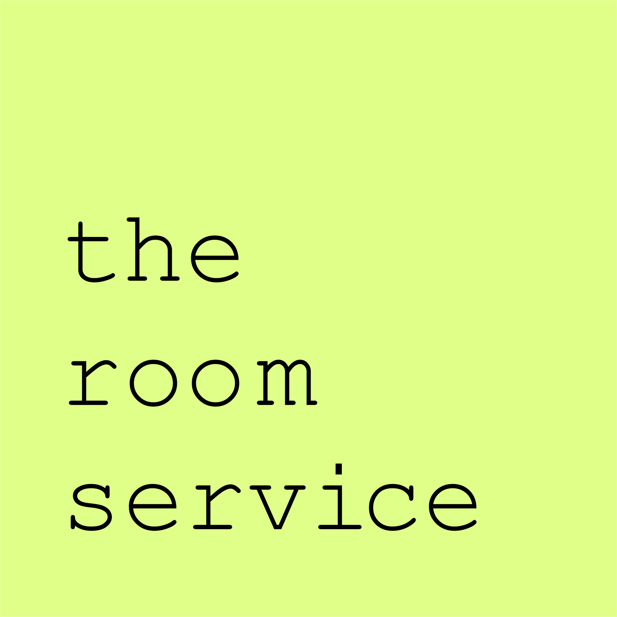 contact — The Room Service